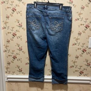 Wallflower Blue Straight Leg Jeans Ankle Jeans